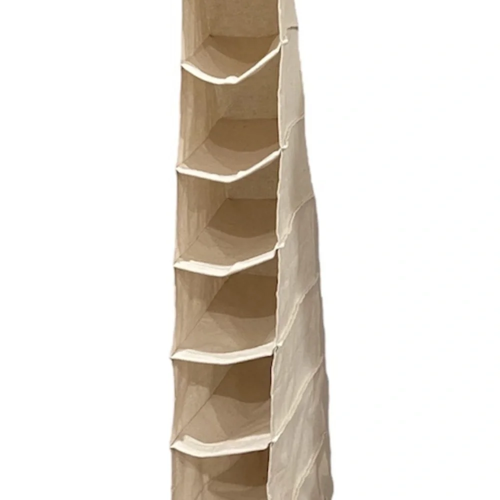 Canvas Hanging Shoe Organizer For Closet